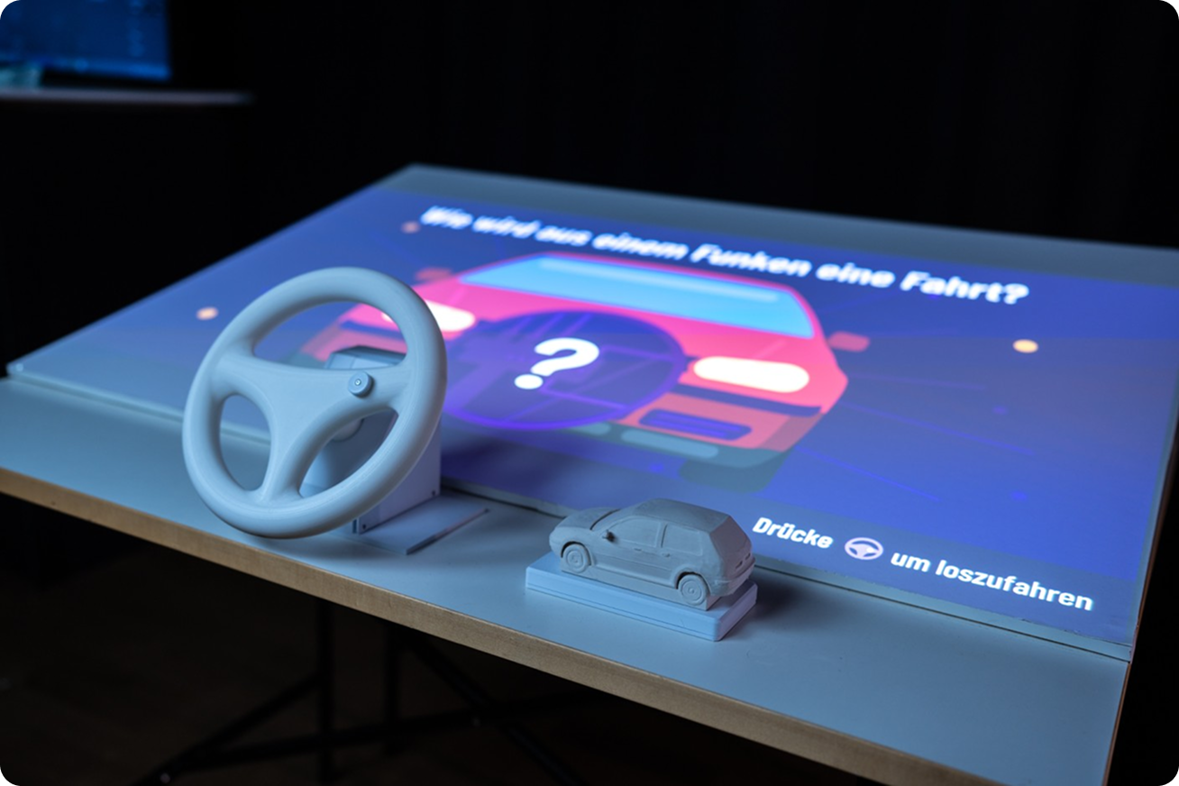 Interaktiver Ausstellungsstand Moderne Autos