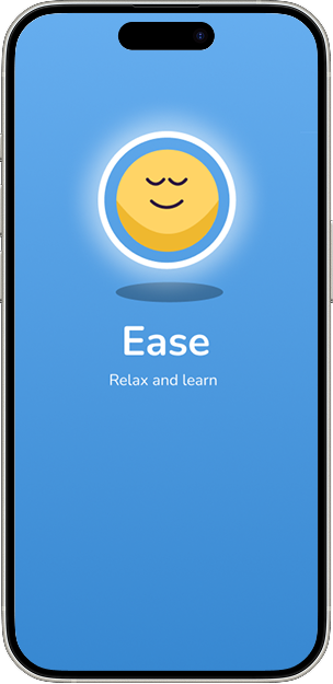Ease App Ansicht auf Smartphone