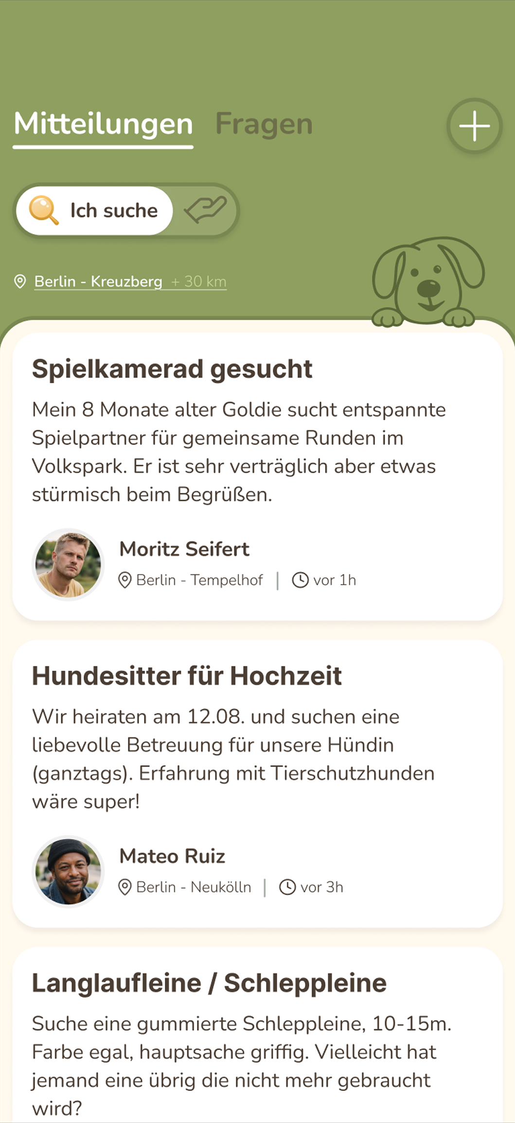 Forumansicht mit Community Beitr&auml;gen